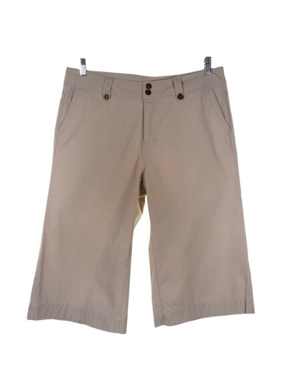 STO Womens Bermuda Shorts 12 Khaki Grommets Susquehanna Trail Outfitters